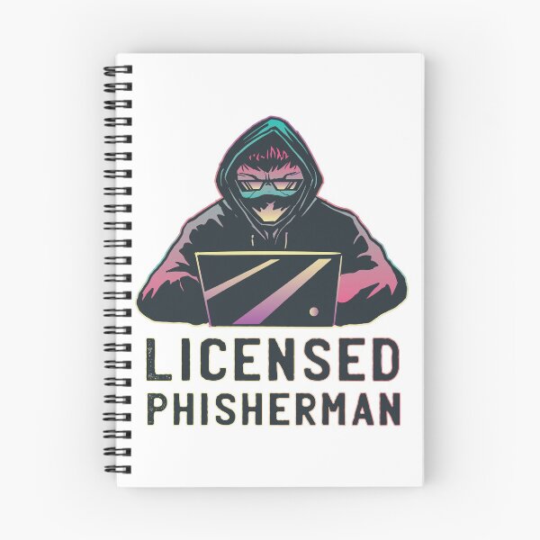 Item preview, Phishing, Network Security, Licensed Phisherman designed and sold by TeeAdix.