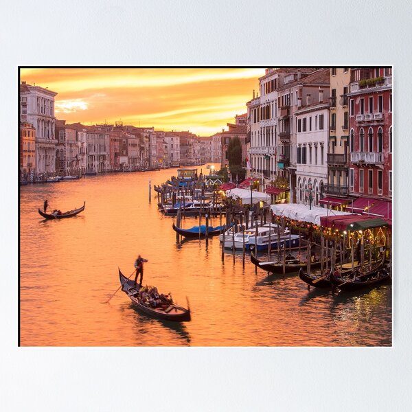 Item preview, Venice prints,italy wall art, italian vintage posters,italian wall art,metal picture prints designed and sold by eyesight4vision.