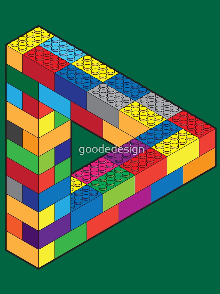 Play with Me: Lego Penrose Toy Triangle Impossible Object Illusion by goodedesign