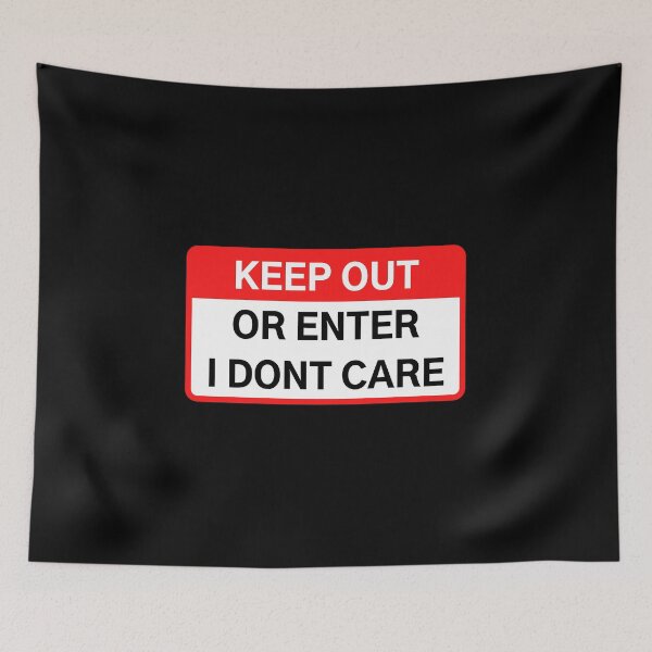 Item preview, KEEP OUT OR NOT designed and sold by Axley.