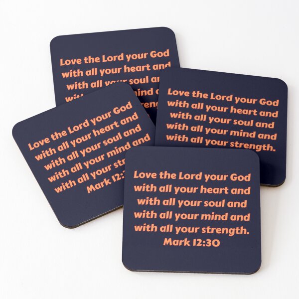 Item preview, Bible Verse Mark 12:30 designed and sold by Prayingwarrior.
