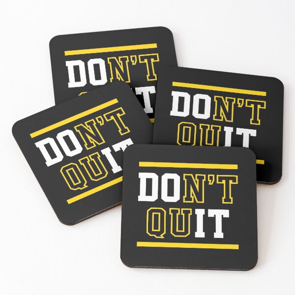 Item preview, Don't Quit (Do It) designed and sold by Brogress Project.