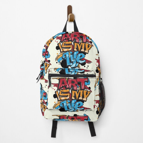 Item preview, Art is My Life text art- Graffiti grunge style designed and sold by feel-free-store.