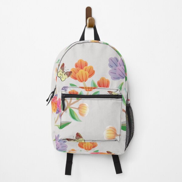 Artikelvorschau, Blumen im bunten Grafikstil mit Schmetterling entworfen und verkauft von WeeraS.