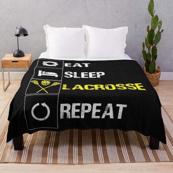 Item preview, Eat Sleep Lacrosse Player Goalie Lax Coach Hockey Athlete designed and sold by thomash2.