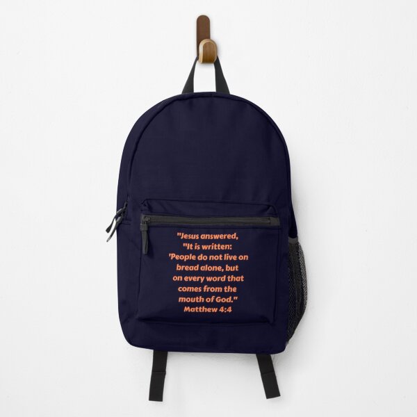 Item preview, Bible Verse Matthew 4:4 designed and sold by Prayingwarrior.