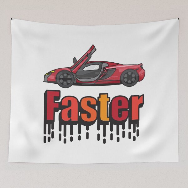 Item preview, Car Art Faster Art Text - Speed Car illustration designed and sold by feel-free-store.