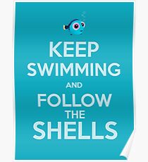 Póster Keep Swimming