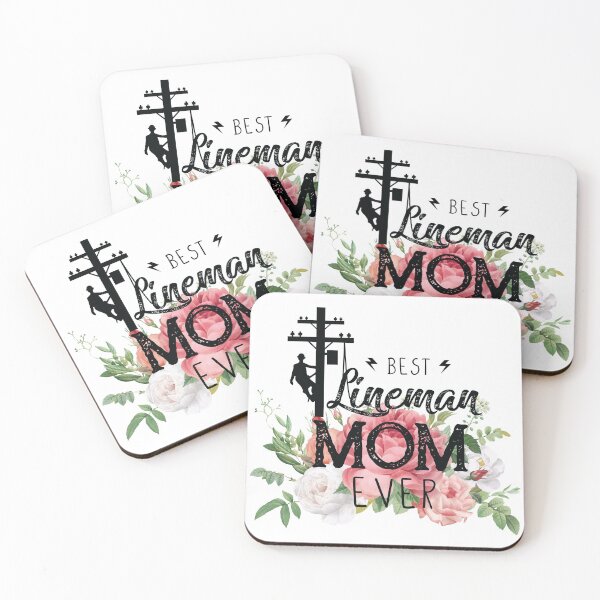 Item preview, Best Lineman Mom Ever designed and sold by Snuggle Paws⭐⭐⭐⭐⭐.