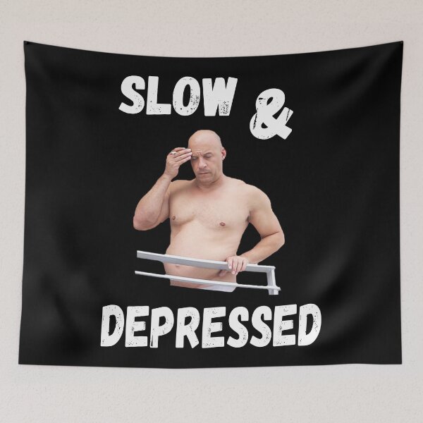 Item preview, Slow & Depressed - Funny Fast & Furious designed and sold by BetterLeo.