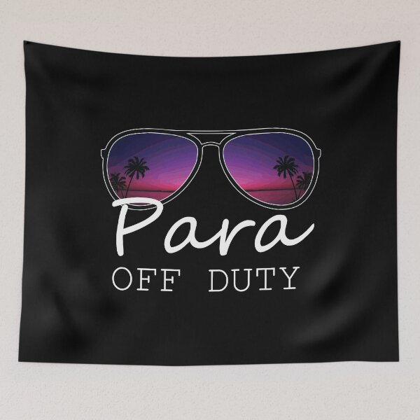 Item preview, Paraprofessional Para Off Duty Sunglasses Sunset  Beach designed and sold by teemenia.