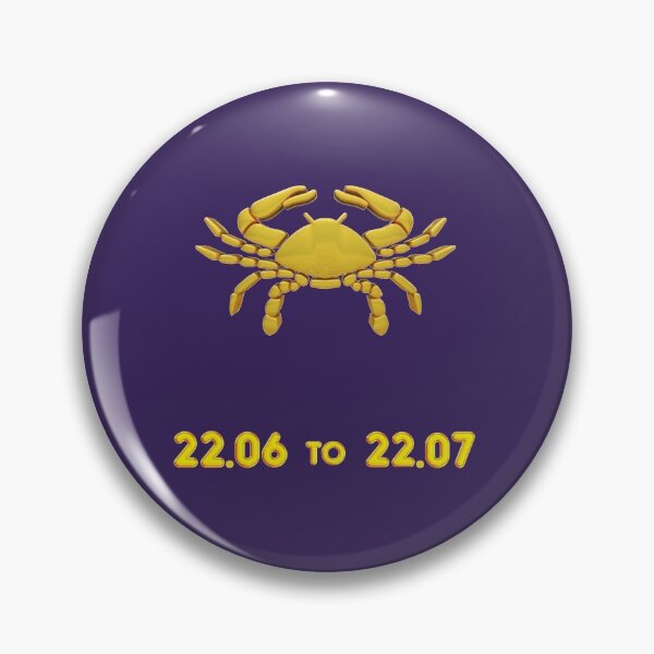 Item preview, Cancer golden horoscope sign. designed and sold by LjuboDesign.