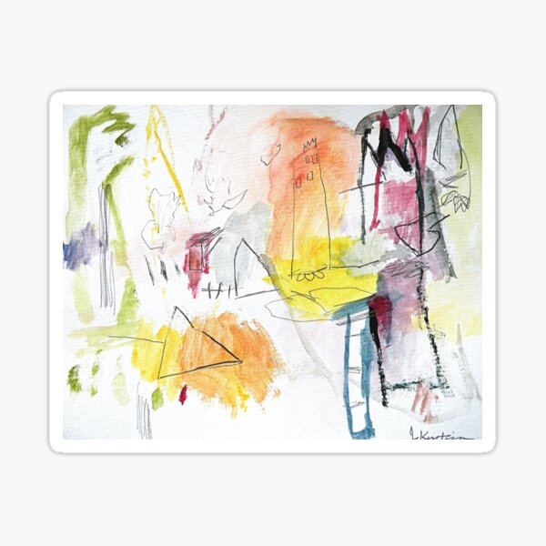 Summer Water Color Fantasy Sticker