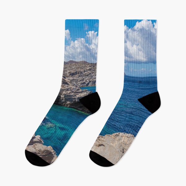 Item preview, Beautiful Blue Sea and White Rocky Shore - Paros Island, Greece designed and sold by JarbasVisuals.