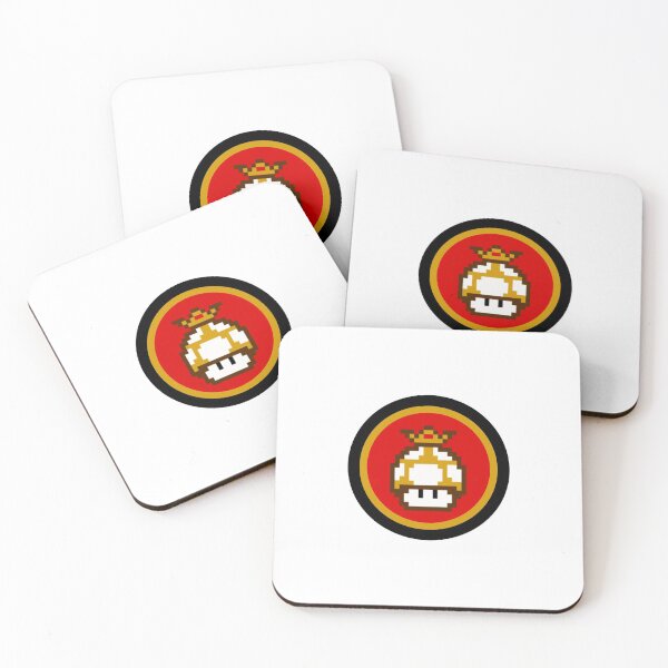 Item preview, Super Golden Mushroom! Pixelated! (on White) designed and sold by epinkb.