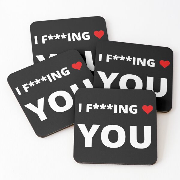 Item preview, I F***ING LOVE YOU designed and sold by uniqueitems.
