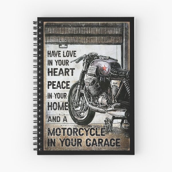 Item preview, Have Love In Your Heart - Motorcycle In Your Garage - Biker Lover designed and sold by MagicatcoArt.