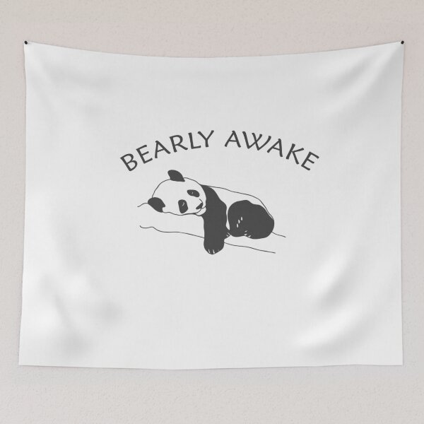 Item preview, Bearly Awake - Cute Bear designed and sold by WorldWarArt.
