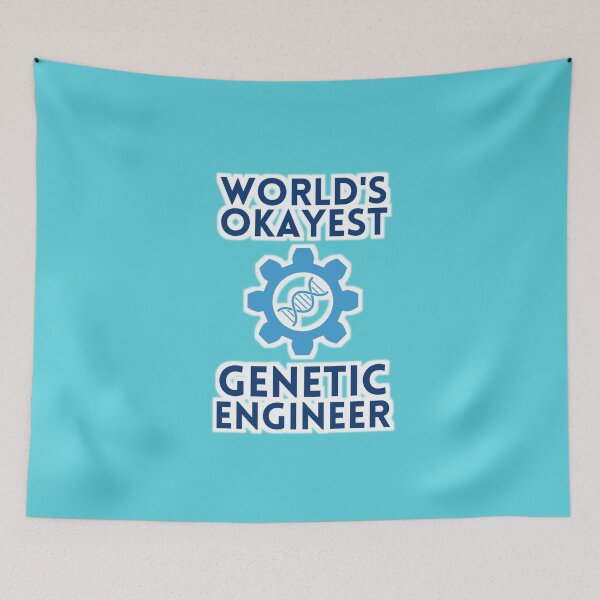Item preview, World's Okayest Genetic Engineer, Best Genetic Engineer, Genetic Engineering Student, Funny Genetic Engineer designed and sold by ladylaughprints.