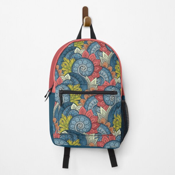 Item preview, Doodle Pattern with Abstract Floral Motifs designed and sold by lissantee.