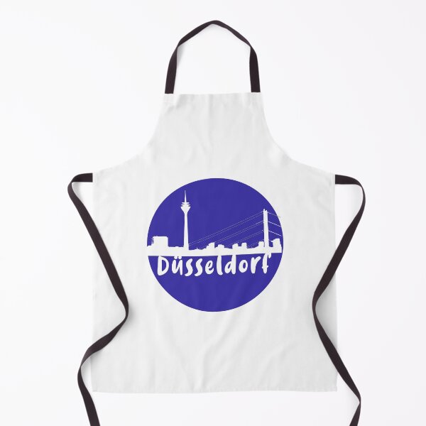 Artikelvorschau, düsseldorf, skyline, kreis, scherenschnitt,blau entworfen und verkauft von theherbst131313.