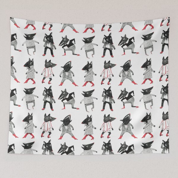 Item preview, wolves in fashion designed and sold by Bicindolor.