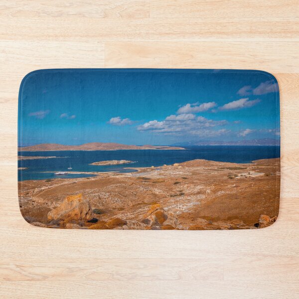 Item preview, Blue and Yellow Mediterranean Landscape - Delos, Greece designed and sold by JarbasVisuals.