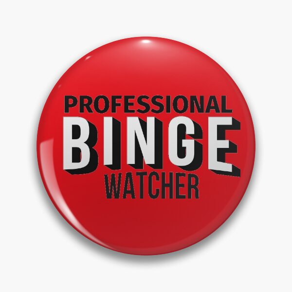 Item preview, professional binge watcher designed and sold by DesignHub08.