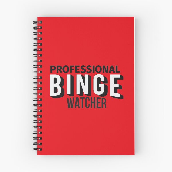 Item preview, professional binge watcher designed and sold by DesignHub08.