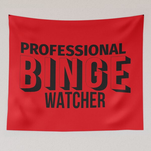 Artikelvorschau, professioneller Binge Watcher entworfen und verkauft von DesignHub08.