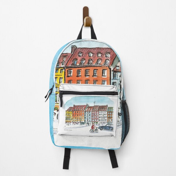 Item preview, Munich Germany cityview – watercolor art designed and sold by happyartworld.