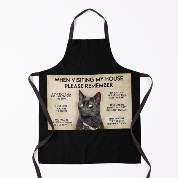 Item preview, When Visiting My House Please Remember - Funny Black Cat Anchor designed and sold by Stewar-ArtCool.