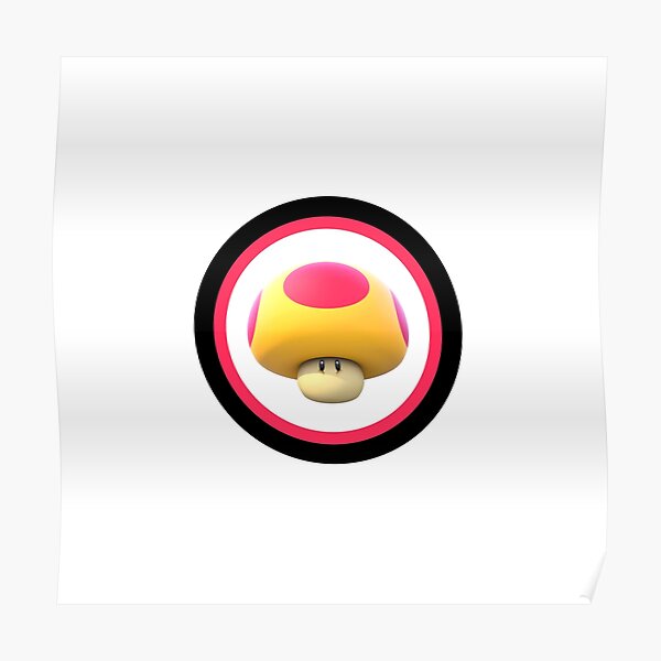Mario Kart Wii Posters Redbubble - mega mushroom roblox