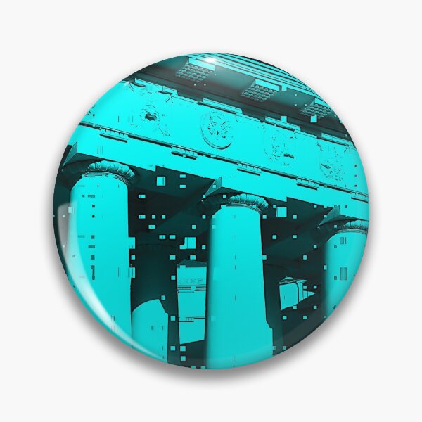 Item preview, Roman Temple Vaporwave Glitch Art designed and sold by glitchhub.