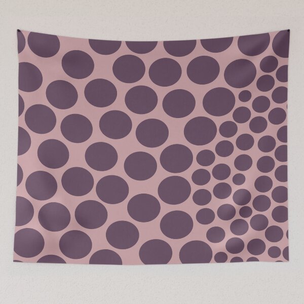 Artikelvorschau, Abstrakte Homedecor lila Kreise und rosa entworfen und verkauft von BelettePatterns.