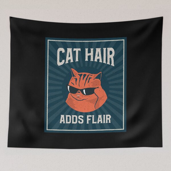 Item preview, Cat Hair Adds Flair, Cat Hair Dont Care, Cat Fur is sparkle designed and sold by Orianah.