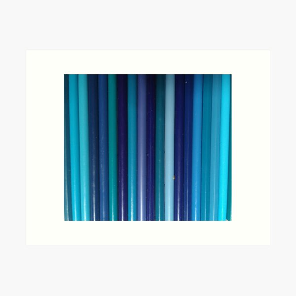 Item preview, Color pencil blue hues designed and sold by garimichelle dutson.