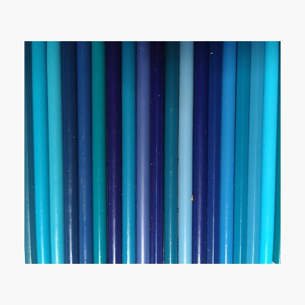 Item preview, Color pencil blue hues designed and sold by garimichelle dutson.