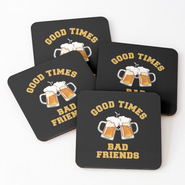 Item preview, GOOD TIMES BAD FRIENDS Essential T-Shirt designed and sold by Ibrahimzaine.