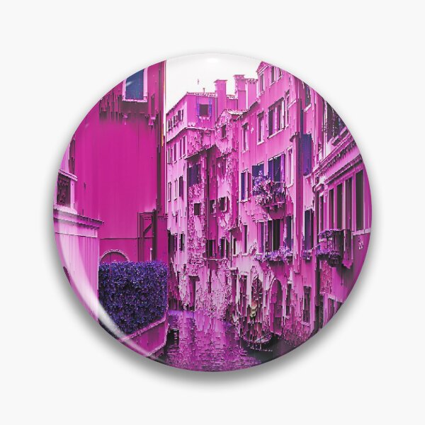 Item preview, Venice, Italy Waterway Vaporwave Glitch Art designed and sold by glitchhub.