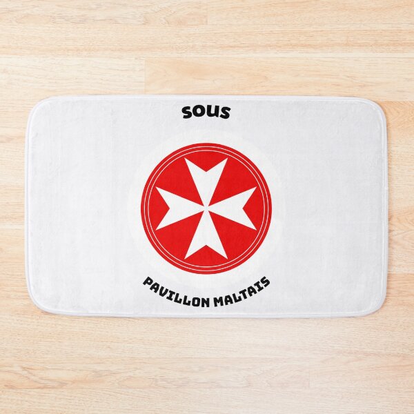 Item preview,  Maltese flag flag red background Maltese cross designed and sold by skiair.