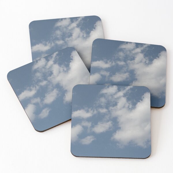 Item preview, White Fluffy Clouds Floating Through the Sky designed and sold by MyQueendom.