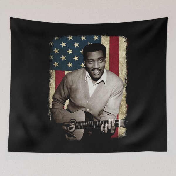 Item preview, Vintage American Flag Otis Redding Legend designed and sold by evieoreilly.