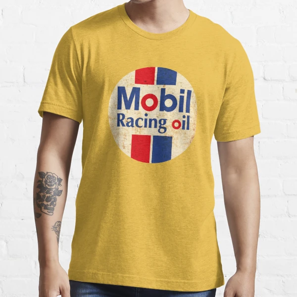 Vintage Men's Mobil T-shirt Sweater Martini Sportswear Tshirt for Male  Oversized Tee Shirt Clothing Mobil Racing Street Pullover