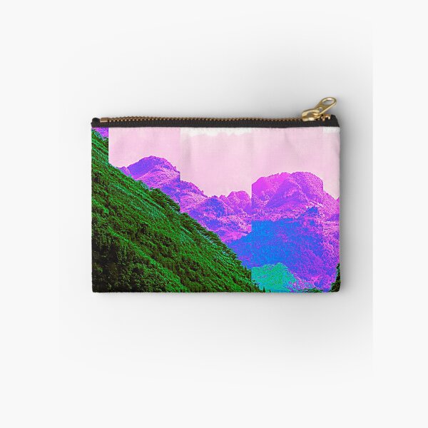 Item preview, Mountainous Vietnam Road Vaporwave Glitch Art designed and sold by glitchhub.