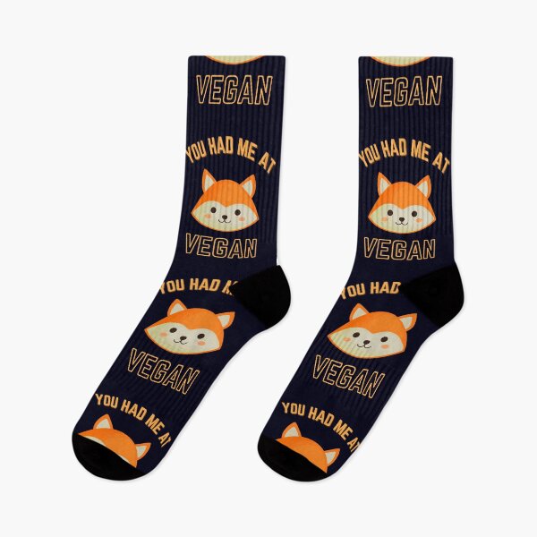 Item preview, You Had Me At Vegan - Cute Fox designed and sold by GreenSlate.