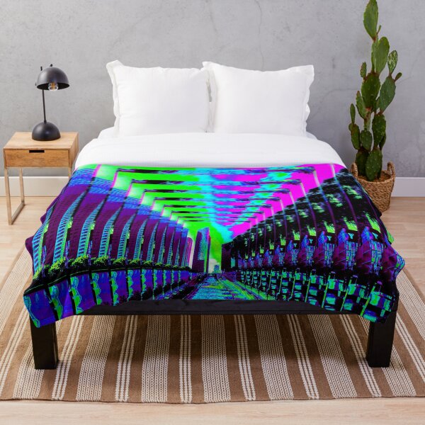 Item preview, Los Angeles Highway Road Trippy Vaporwave Glitch Art designed and sold by glitchhub.