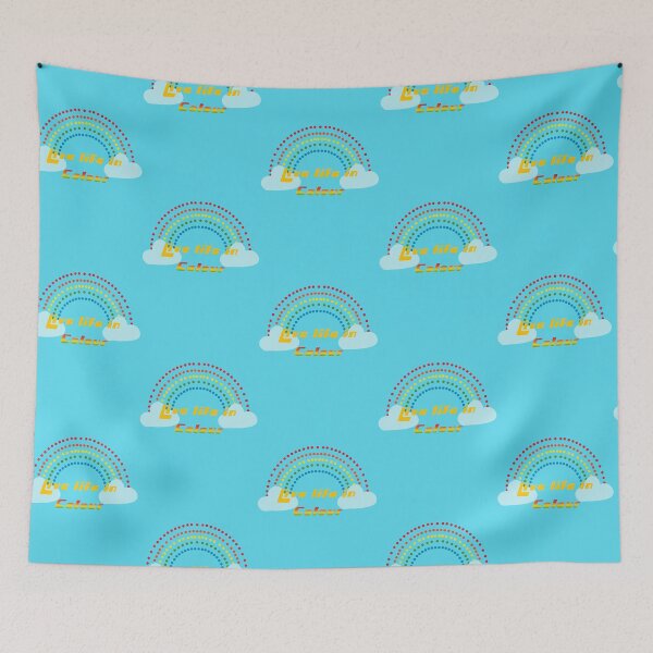 Item preview, Dotted rainbow - live life in colour designed and sold by Tanuja  Sharma.