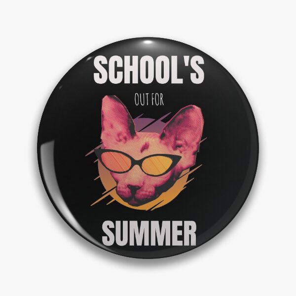 Artikelvorschau, Die Schule ist aus für den Sommer, die Schule ist aus Retro-Sonnenbrillen, letzter Schultag, Katzenparty, keine Schule mehr entworfen und verkauft von T. MINISTRY.