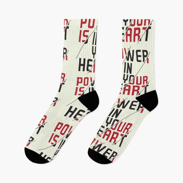 Item preview, Power is in your heart - Slash style typography designed and sold by feel-free-store.